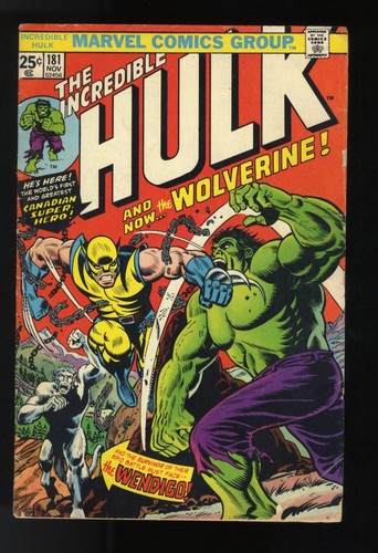 Incredible hulk 181 3 - #181, 3.5
