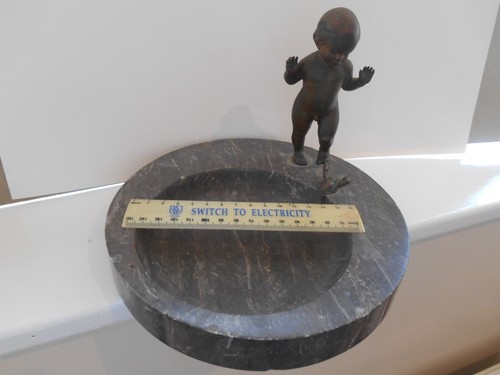 Boy bronze putti lobster - putti),
