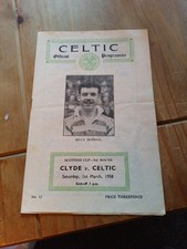 Celtic v Clyde Scottish Cup