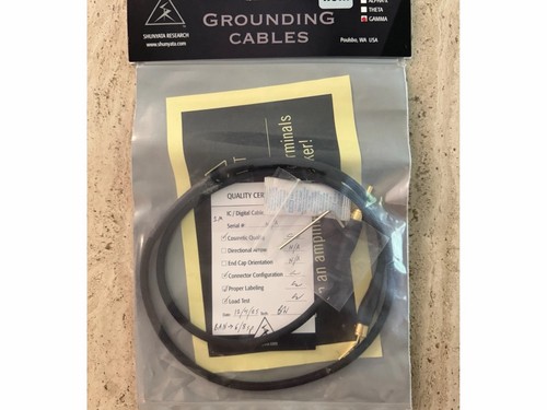 Shunyata gamma ground cable - gamma, 1m