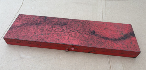 Snap vintage red metal - red, box