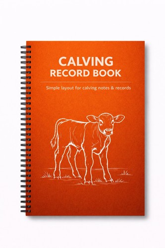 Calving record book - calving, |