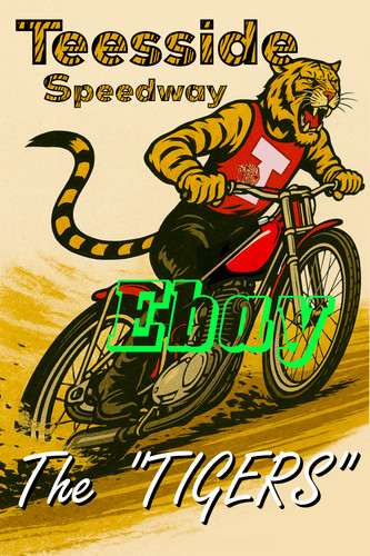 Teesside speedway retro tiger - teesside,