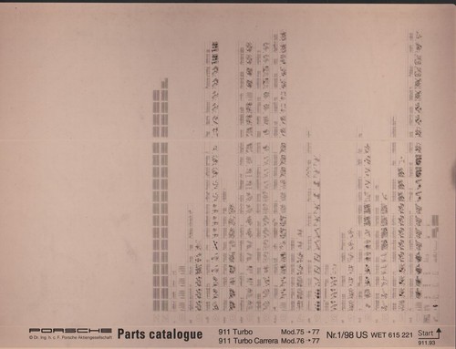 Oem porsche 911 turbo - 75-77,