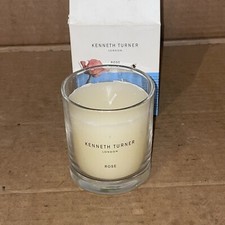 Kenneth Turner Rose Fragranced Candle In Glass