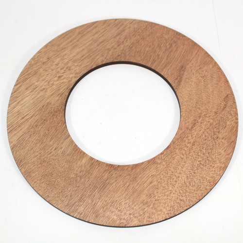Wooden laser cut circle hoop - wooden,