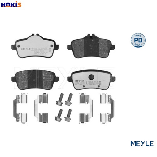 Brake pad set disc - brake, 025