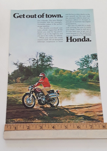 Honda 450 original 1972 - , ad