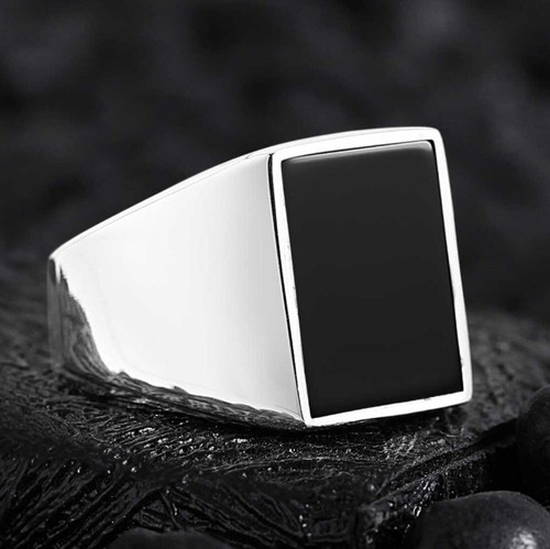 Genuine baguette black onyx - genuine,