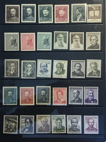Czechoslovakia stamp selection - stamp,