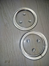 Pair Glass Pillar Candle