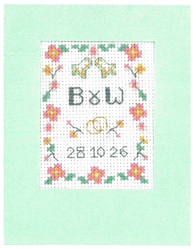 Wedding day card - card, pink