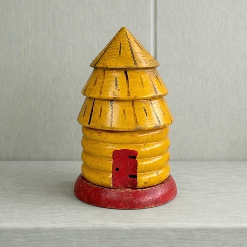 Antique bee skep money - skep, bank