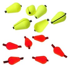 12 Pieces Foam Teardrop Strike Indicator Float suit for Fly Fishing