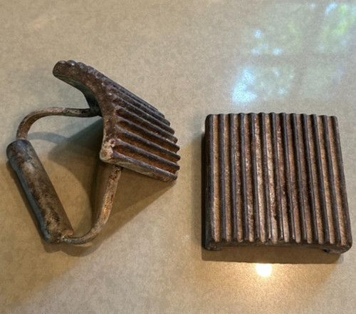 Antique cast iron hand - antique,