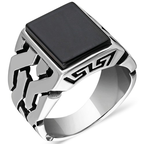 925 sterling silver rectangle - 925,