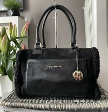 RJR. John Rocha Black leather handbag