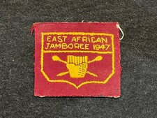 East African Jamboree 1947 patch