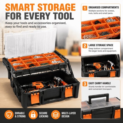 Heavy duty cantilever toolbox - duty,