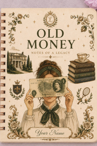 Old money notebook - old,