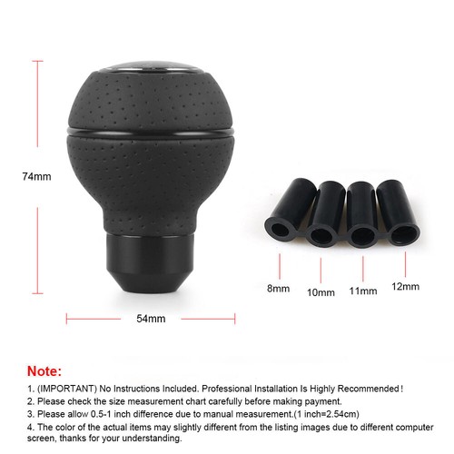Leather shift knob gear - leather,