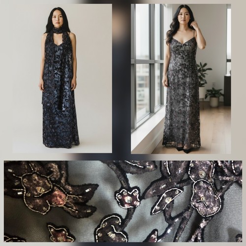 Y2k femme dress - la, silk