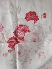 Kate Forman Red Roses 3 Metres X  140cm Wide Linen Stunning
