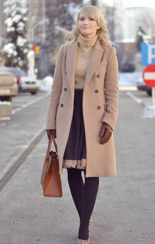 Zara coat size beige tan - coat,