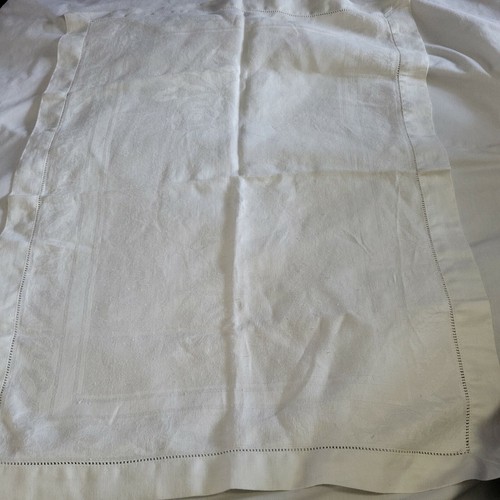 Vintage white floral damask - vintage,