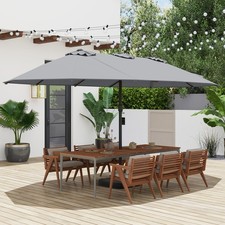 Double sided patio umbrella - patio,