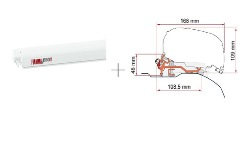 Fiamma f80s awning fiat - fiamma,