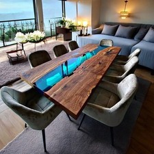 36"x60" Blue Epoxy Resin