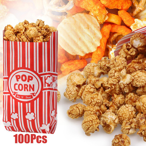 100pcs small popcorn bags for - popcorn,