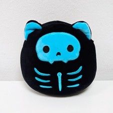 Squishmallows Stump the blue Cat Skeleton Squad 5" Plush Soft Halloween