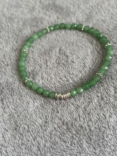 4mm natural jade - jade, amethyst