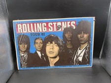 Rare Vintage 1981 Rolling Stones Tour Poster - Authentic Original 20x13