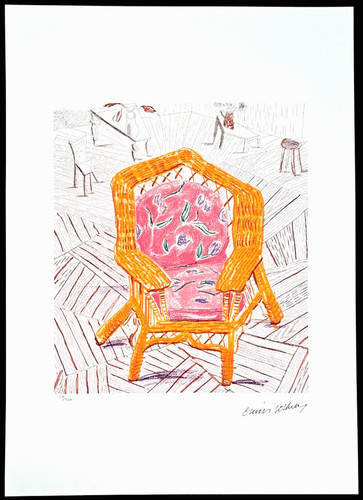 David hockney the chair - -,