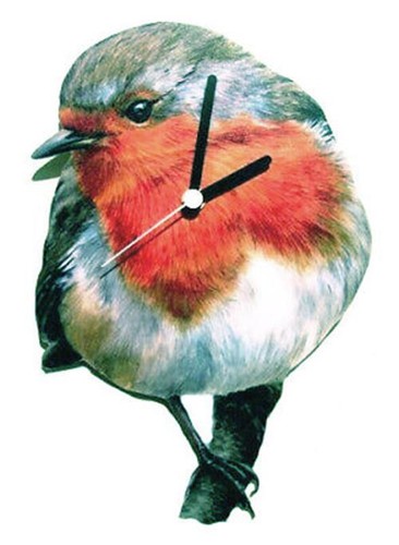 Robin clock robins - robin,