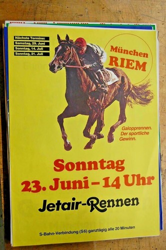 Poster galloprennen munich - galloprennen,