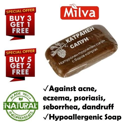 Pine tar soap - pine, eczema