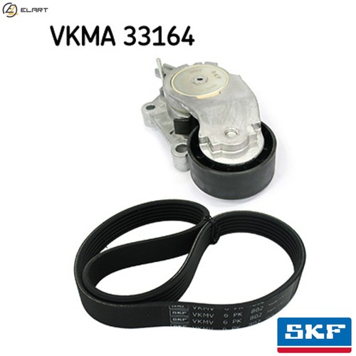 Vribbed belt set vkma 33164 - set,