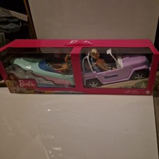 Barbie Purple Jeep And Speed