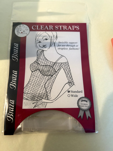 Clear bra straps from braza - clear,