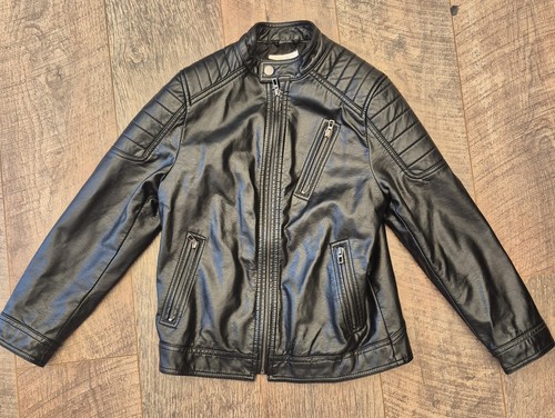 Girls unisex zara black faux - zara,