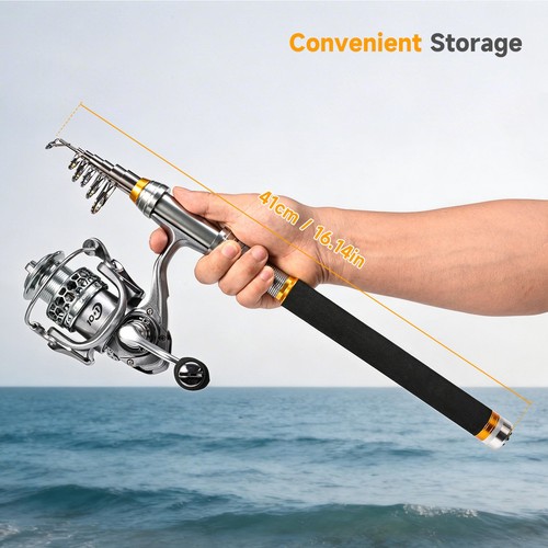 Carbon telescopic sea rod - sea,