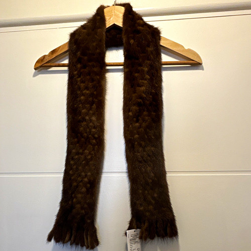 Anna voloshko brown fur - voloshko, scarf