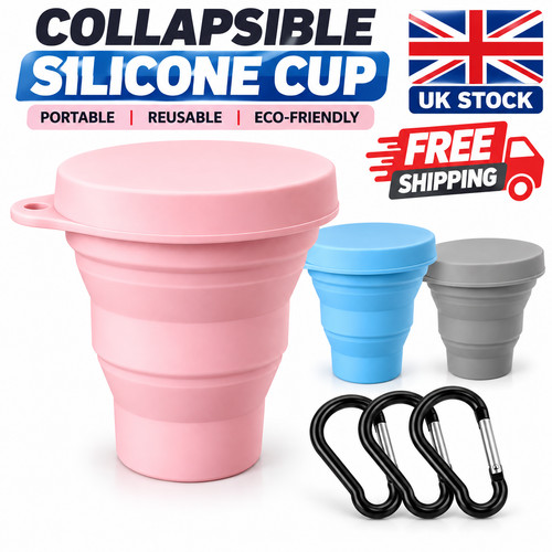 Collapsible silicone travel - collapsible,