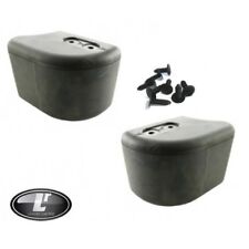 BUMPER END CAP KIT FOR LAND ROVER DEFENDER - 2 x END CAPS PLUS CLIPS - LRC1082