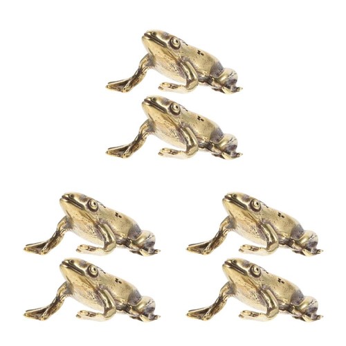 Pcs antique copper frog - 6,