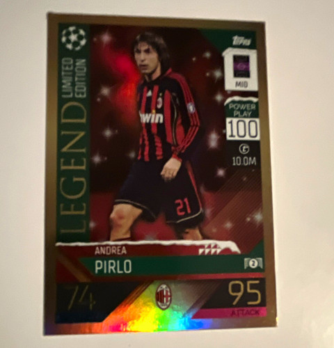 Topps match attax uefa andrea - match,
